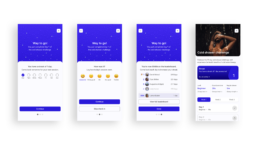 Wim Hof app design follow up screens