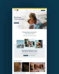 DASA website design featured image